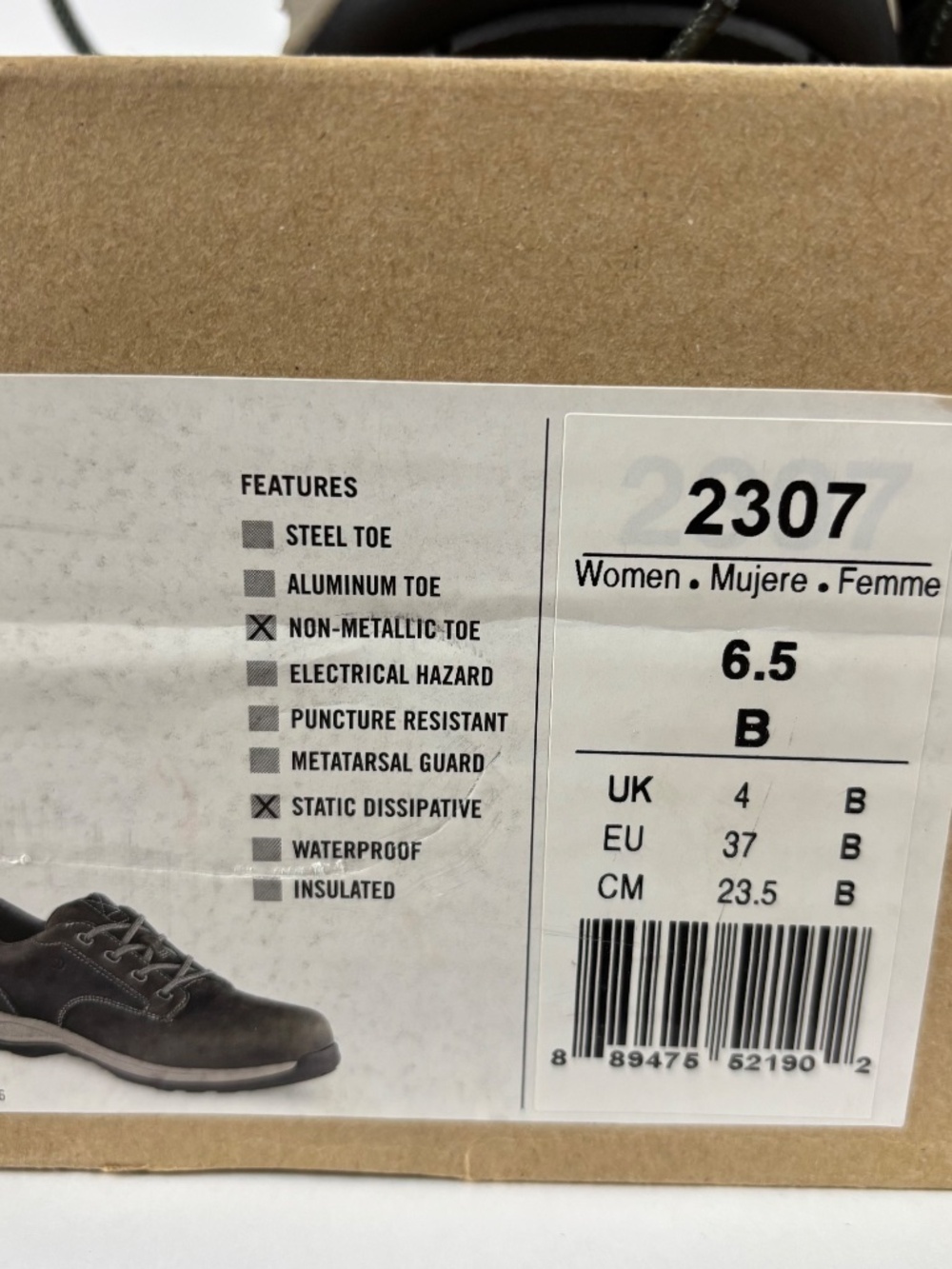 RED WING ComfortPro Safety Toe Womens 9 Brown Work Shoes - Picture 11 of 11
